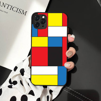Mondrian Grid Phone Case